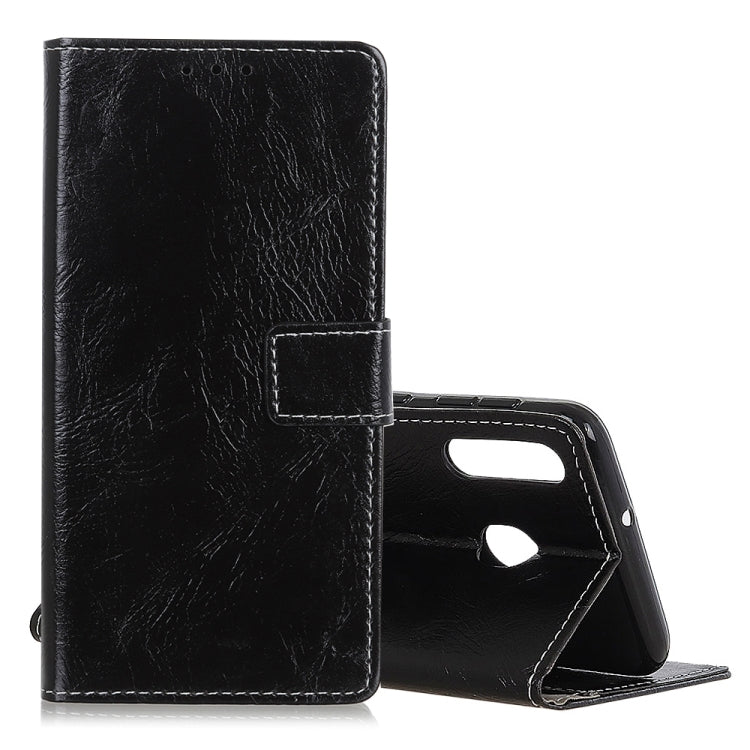 Retro Crazy Horse Texture Horizontal Flip Leather Case compatible with Galaxy M30/A40S, with Holder & Card Slots & Photo Frame, Compatible with Samsung Galaxy M30/A40S