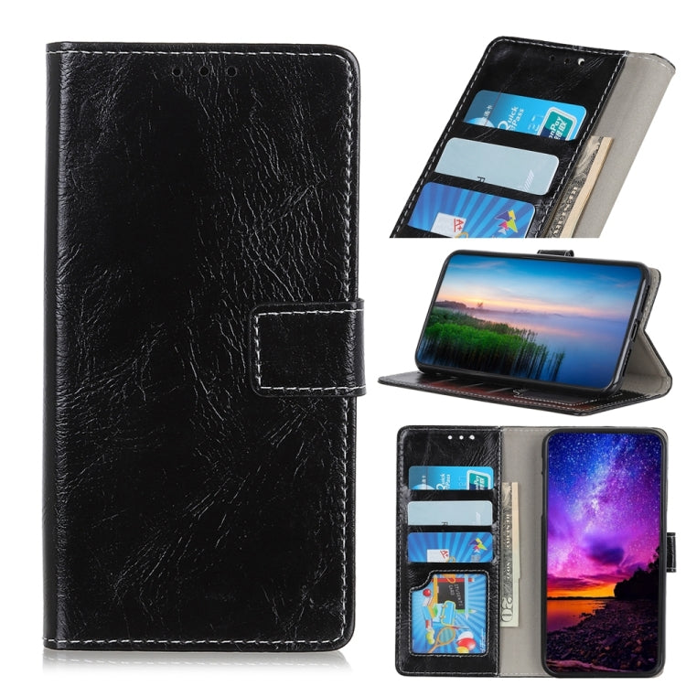 Retro Crazy Horse Texture Horizontal Flip Leather Case compatible with Galaxy M30/A40S, with Holder & Card Slots & Photo Frame, Compatible with Samsung Galaxy M30/A40S
