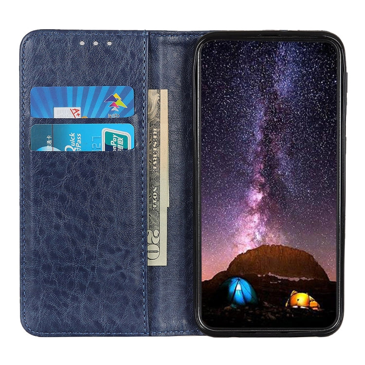 Magnetic Retro Crazy Horse Texture Horizontal Flip Leather Case compatible with Galaxy A70, with Holder & Card Slots & Photo Frame, Compatible with Galaxy A70