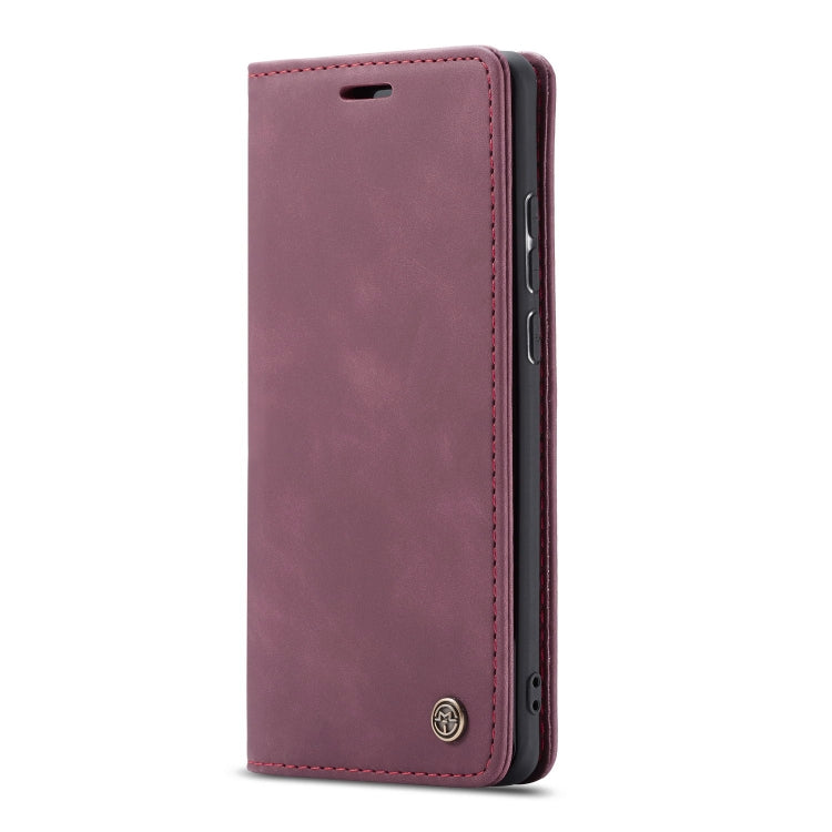 CaseMe-013 Multifunctional Retro Frosted Horizontal Flip Leather Case for Galaxy A30S / A50S / A50, with Card Slot & Holder & Zipper Wallet & Photo Frame