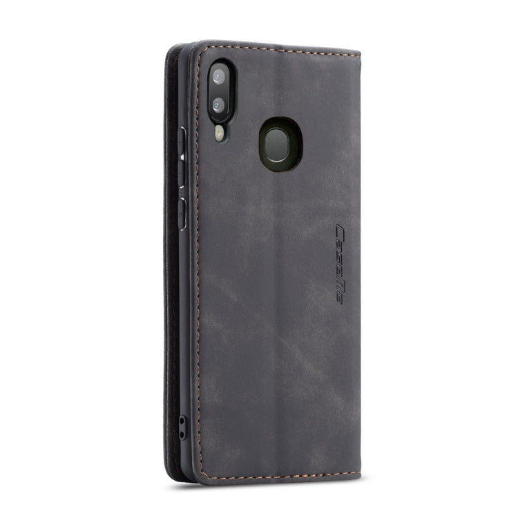 CaseMe-013 Multifunctional Retro Frosted Horizontal Flip Leather Case for Galaxy A20 / A30, with Card Slot & Holder & Wallet