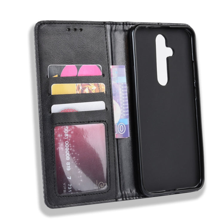 Magnetic Buckle Retro Crazy Horse Texture Horizontal Flip Leather Case compatible with NOKIA X71(8.1Plus)