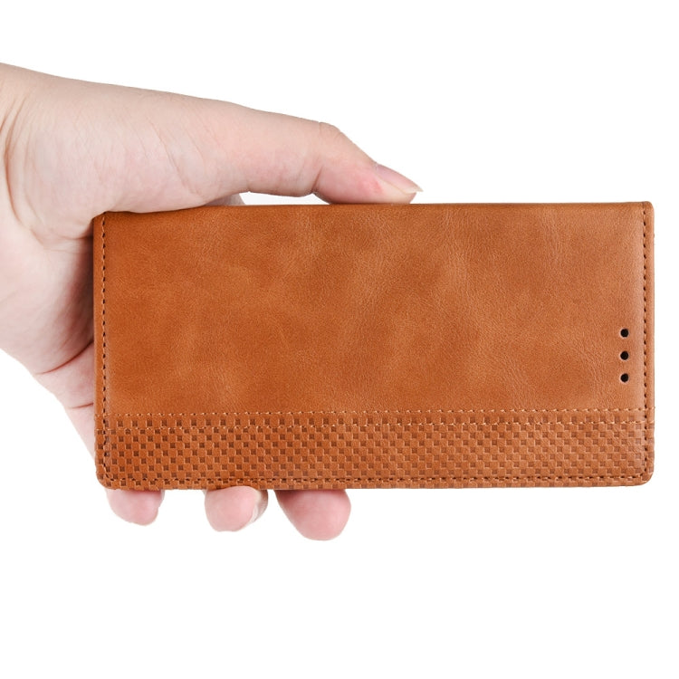 Magnetic Buckle Retro Crazy Horse Texture Horizontal Flip Leather Case compatible with Huawei Enjoy 9s (P Smart+ 2019)