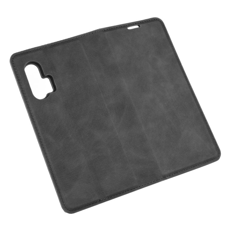 For Motorola Edge+ Retro-skin Business Magnetic Suction Leather Case with Holder & Card Slots & Wallet