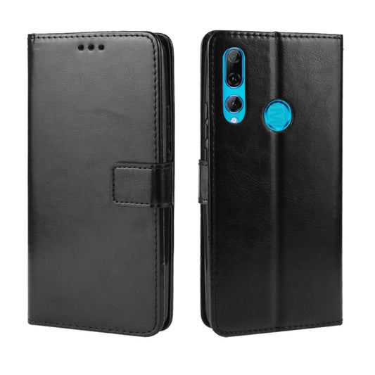 Retro Crazy Horse Texture Horizontal Flip Leather Case for HUAWEI Y9 PRIME 2019, with Holder & Card Slots & Photo Frame
