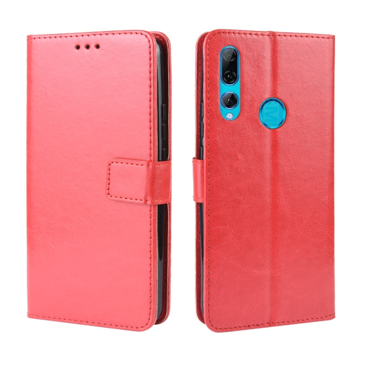 Retro Crazy Horse Texture Horizontal Flip Leather Case for HUAWEI Y9 PRIME 2019, with Holder & Card Slots & Photo Frame