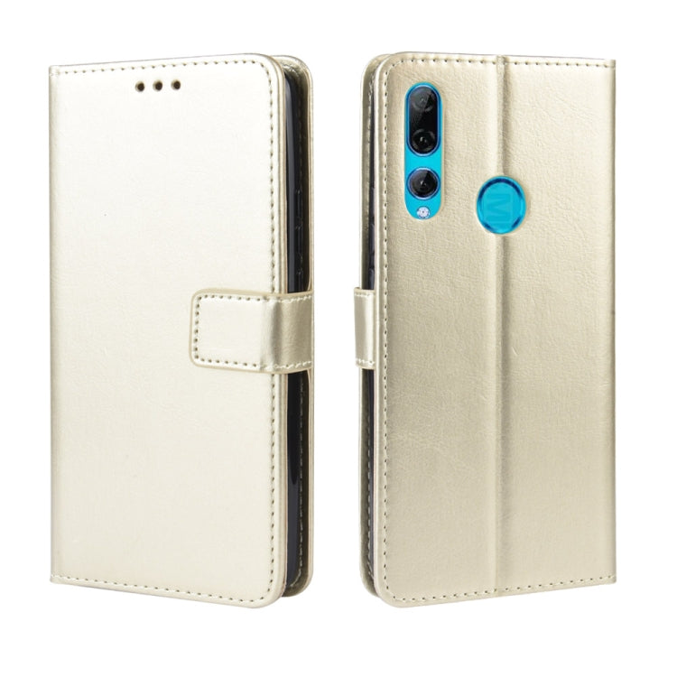 Retro Crazy Horse Texture Horizontal Flip Leather Case for HUAWEI Y9 PRIME 2019, with Holder & Card Slots & Photo Frame