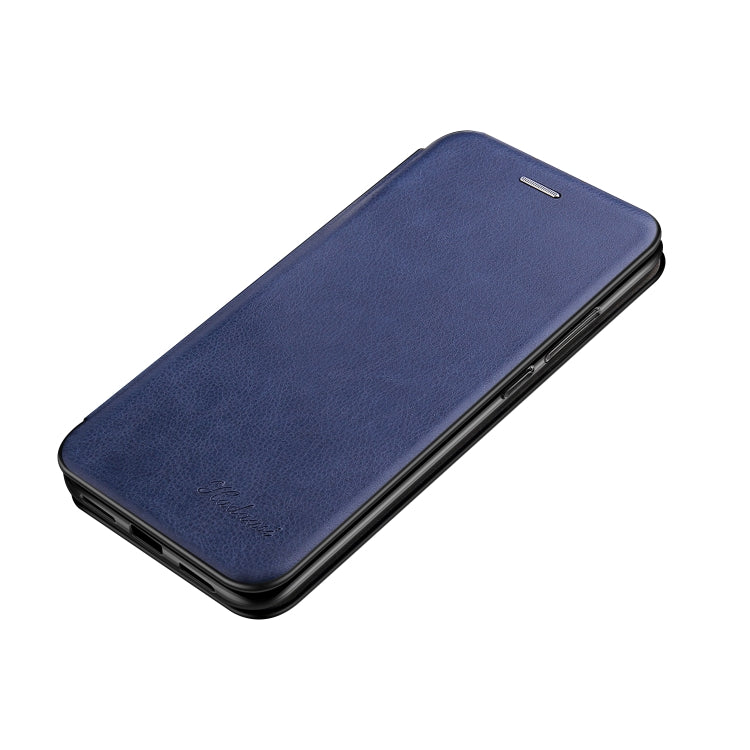 For Galaxy A21S Integrated Electricity Pressing Retro Texture Magnetic TPU+PU Leather Case with Card Slot & Holder