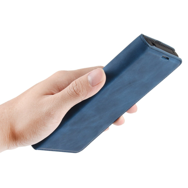 For Samsung Galaxy M31 Retro-skin Business Magnetic Suction Leather Case with Holder & Card Slots & Wallet