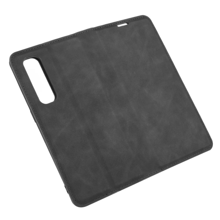 For OPPO Find X2 Pro Retro-skin Business Magnetic Suction Leather Case with Holder & Card Slots & Wallet
