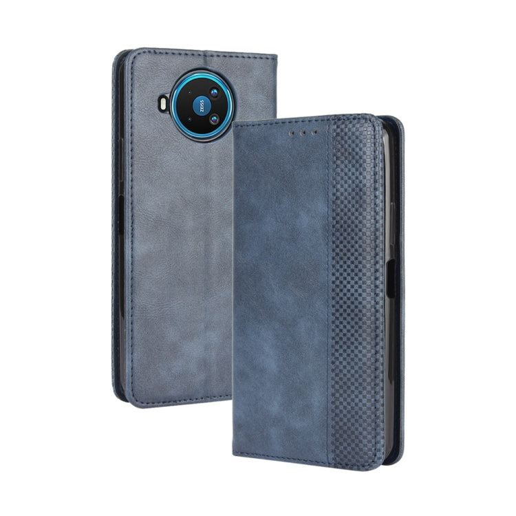 For Nokia 8.3 5G Magnetic Buckle Retro Crazy Horse Texture Horizontal Flip Leather Case  , with Holder & Card Slots & Photo Frame