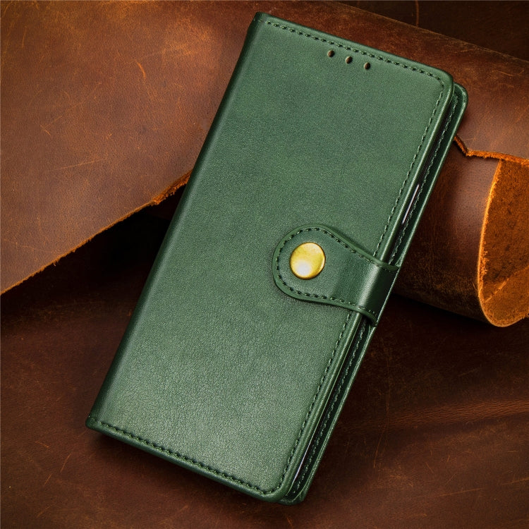 Retro Solid Color Leather Buckle Phone Case with Lanyard & Photo Frame & Card Slot & Wallet & Stand Function, For Motorola Edge