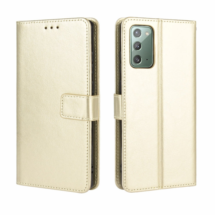 For Samsung Galaxy S20 FE 4G / 5G Retro Crazy Horse Texture Horizontal Flip Leather Case , with Holder & Card Slots & Photo Frame
