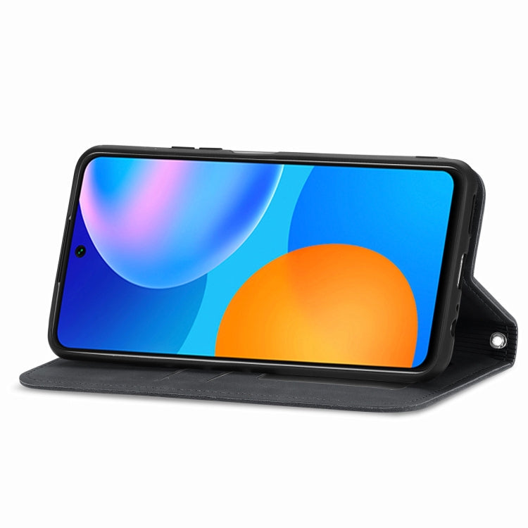 Retro Skin Feel Business Magnetic Horizontal Flip Leather Case