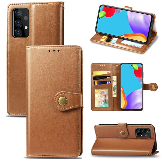 Retro Solid Color Leather Buckle Phone Case with Lanyard & Photo Frame & Card Slot & Wallet & Stand Function
