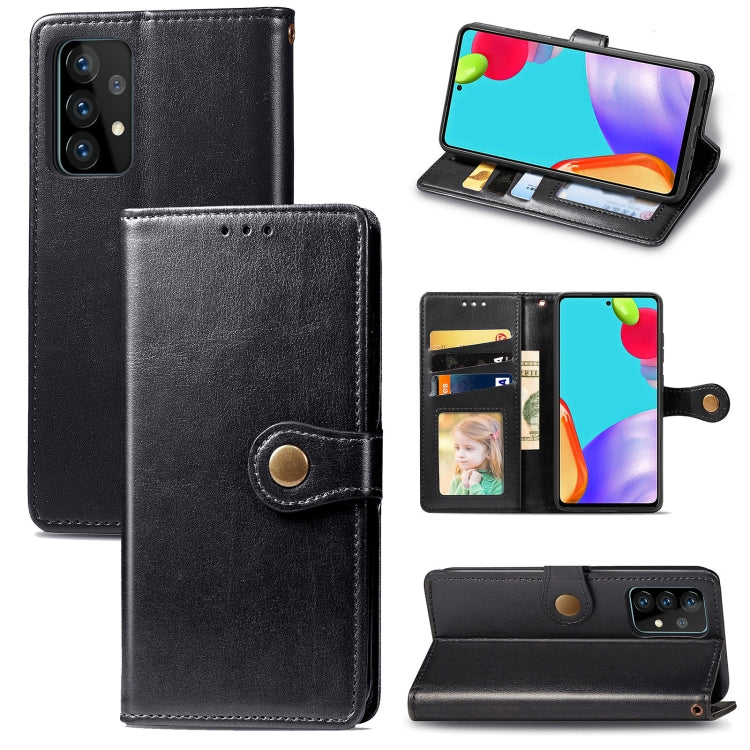 Retro Solid Color Leather Buckle Phone Case with Lanyard & Photo Frame & Card Slot & Wallet & Stand Function