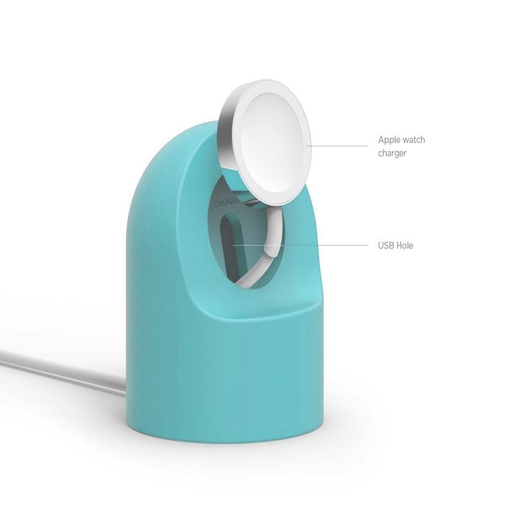 Retro Round Base Silicone Bracket Compatible with Apple Watch