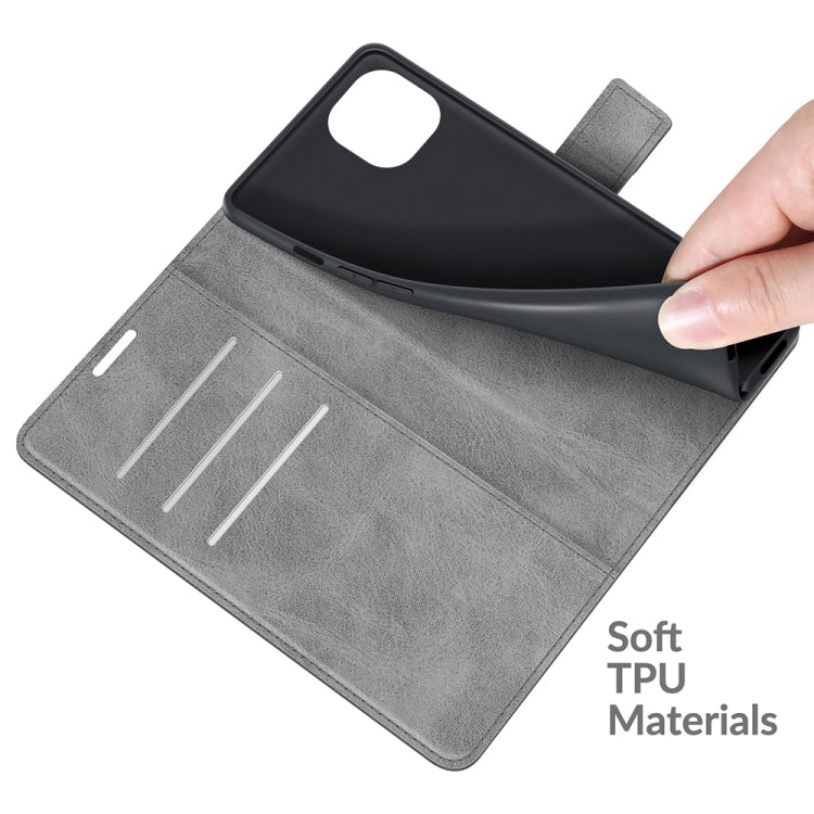 Retro Calf Pattern Buckle Horizontal Flip Leather Case with Holder & Card Slots & Wallet
