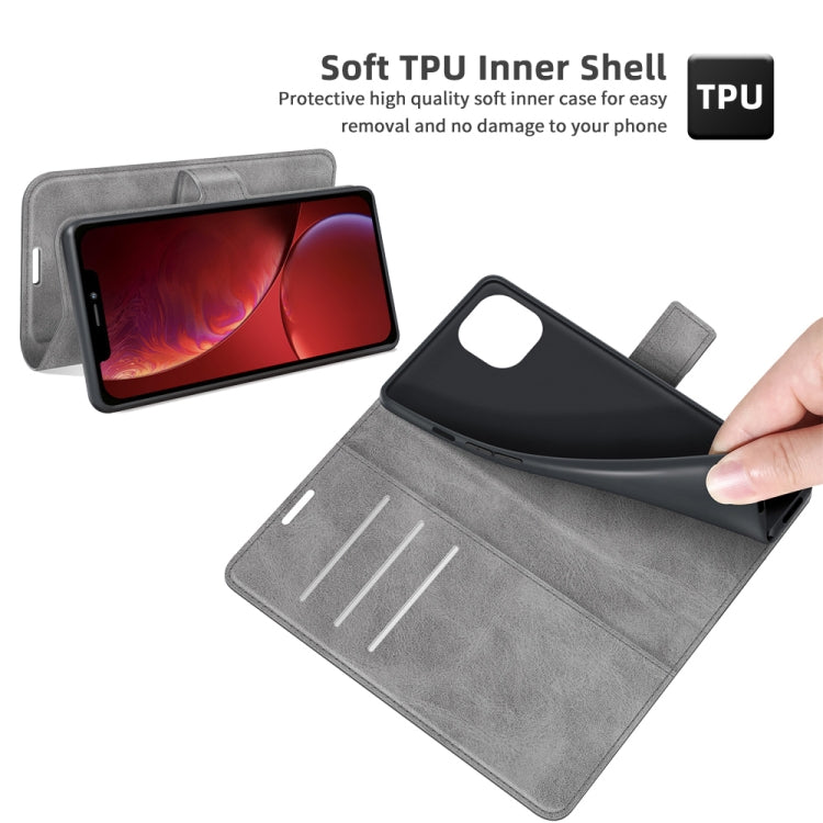 Retro Calf Pattern Buckle Horizontal Flip Leather Case with Holder & Card Slots & Wallet