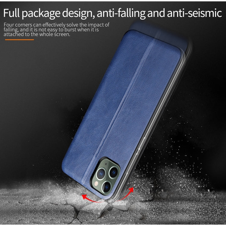 Integrated Voltage Retro Texture Magnetic TPU+PU Leather Case with Card Slot & Holder
