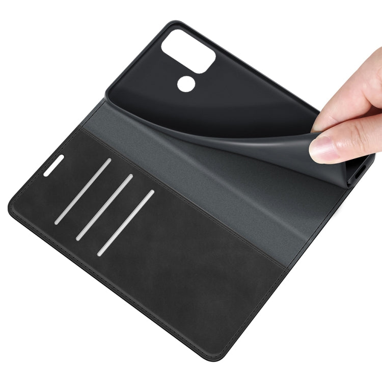 For Motorola Moto G60/G40 Fusion Retro-skin Business Magnetic Suction Leather Case with Holder & Card Slots & Wallet