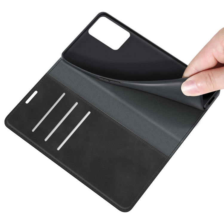 For OPPO Realme V13 5G / Realme 8 5G / Q3i 5G / Q3 5G Retro-skin Business Magnetic Suction Leather Case with Holder & Card Slots & Wallet