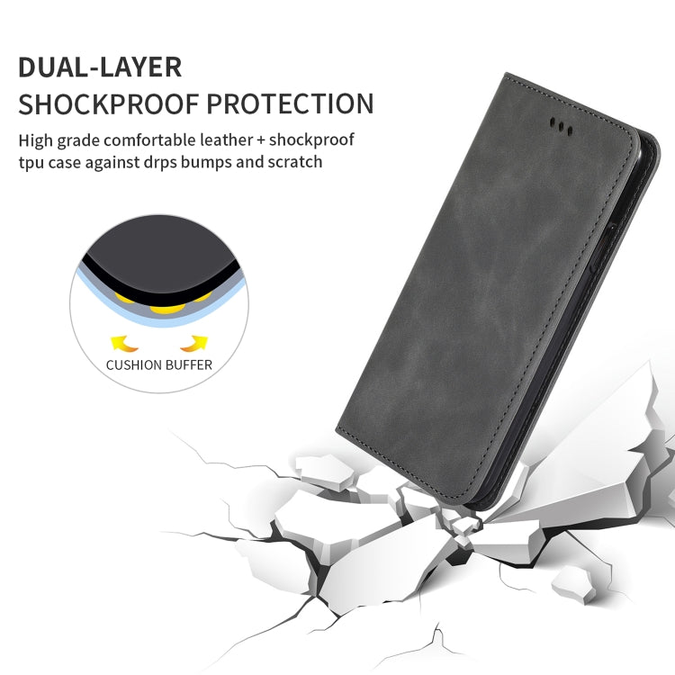 Retro Skin Feel Business Magnetic Horizontal Flip Leather Case for Huawei Mate20 Lite