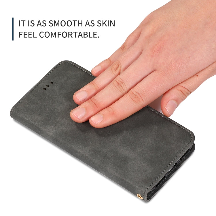 Retro Skin Feel Business Magnetic Horizontal Flip Leather Case for Huawei Mate20 Lite