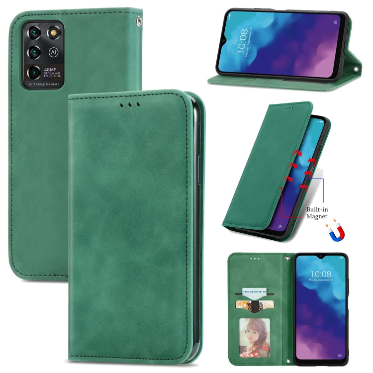Retro Skin Feel Business Magnetic Horizontal Flip Leather Case With Holder & Card Slots & Wallet & Photo Frame