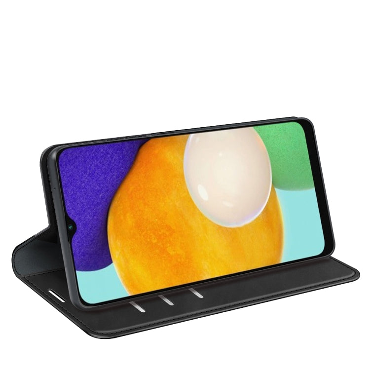 For Samsung Galaxy A13 5G Retro-skin Magnetic Leather Case with Holder & Card Slots & Wallet