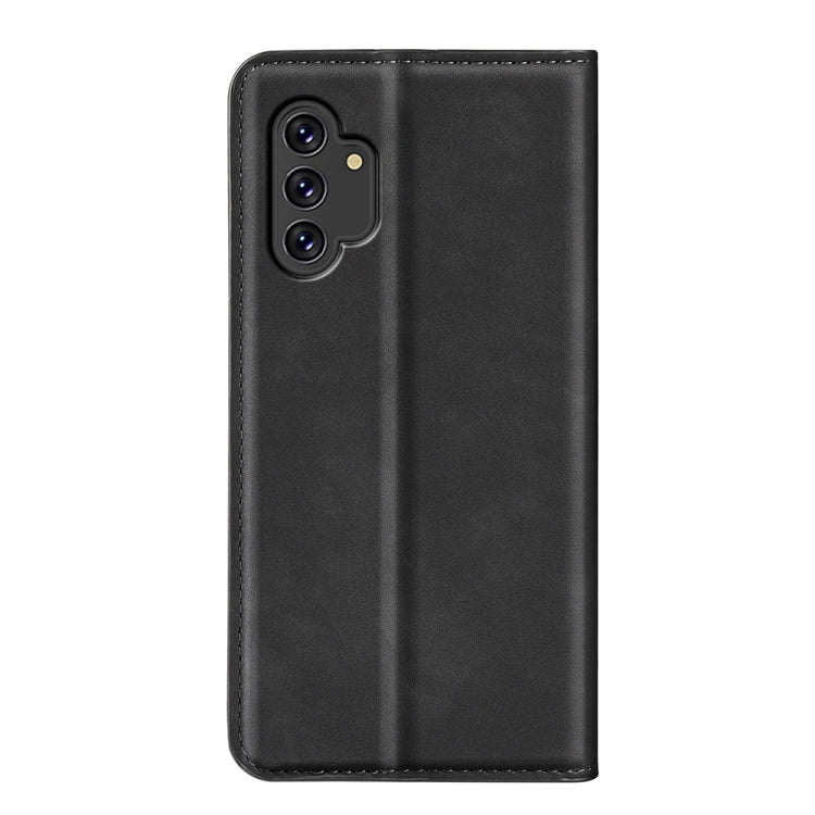 For Samsung Galaxy A13 4G Retro-skin Magnetic Leather Case with Holder & Card Slots & Wallet