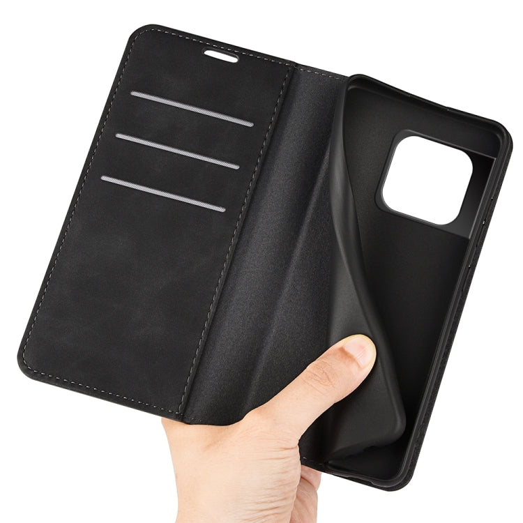 For OnePlus 10 Pro 5G Retro-skin Magnetic Suction Phone Leather Case with Holder & Card Slots & Wallet