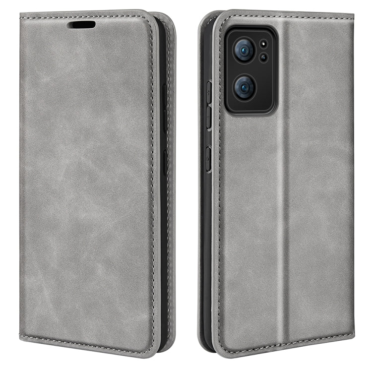 For OPPO Reno 7 5G Retro-skin Magnetic Suction Leather Phone Case