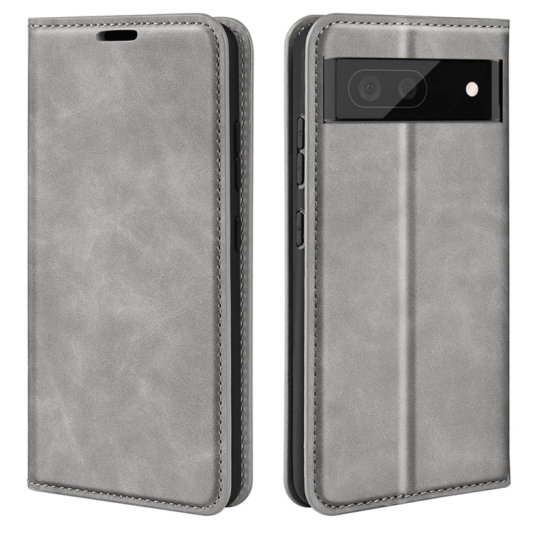 For Google Pixel 7 Pro Retro-skin Magnetic Suction Leather Phone Case