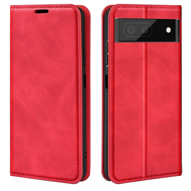 For Google Pixel 7 Pro Retro-skin Magnetic Suction Leather Phone Case