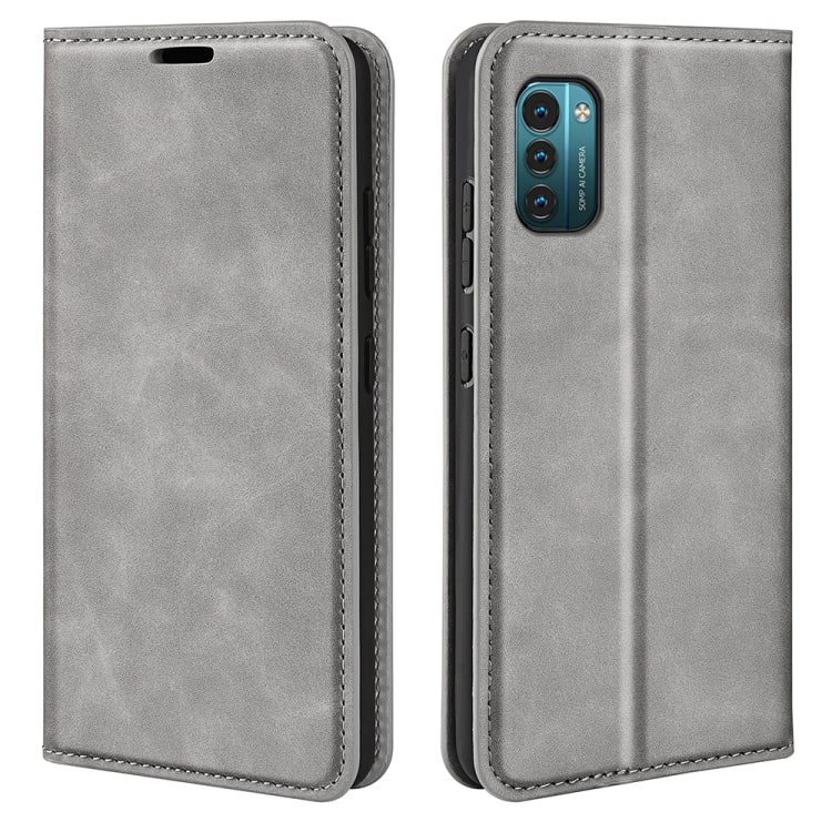 For Nokia G11/G21 Retro-skin Magnetic Suction Leather Phone Case