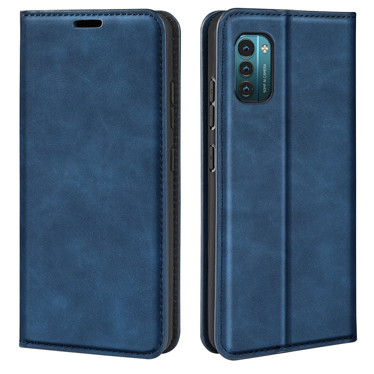 For Nokia G11/G21 Retro-skin Magnetic Suction Leather Phone Case