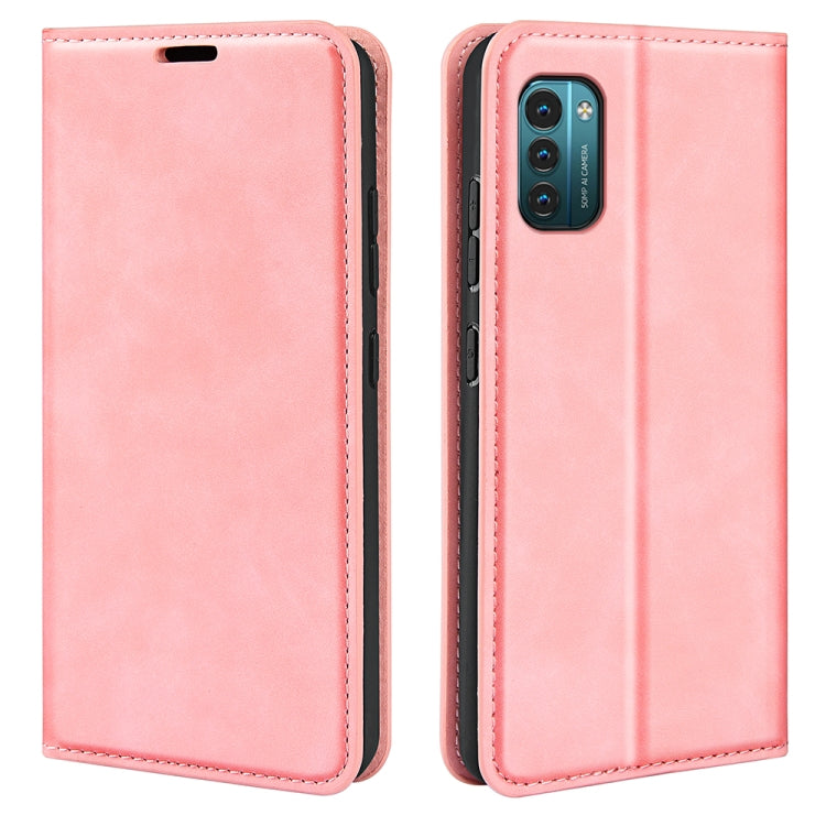 For Nokia G11/G21 Retro-skin Magnetic Suction Leather Phone Case