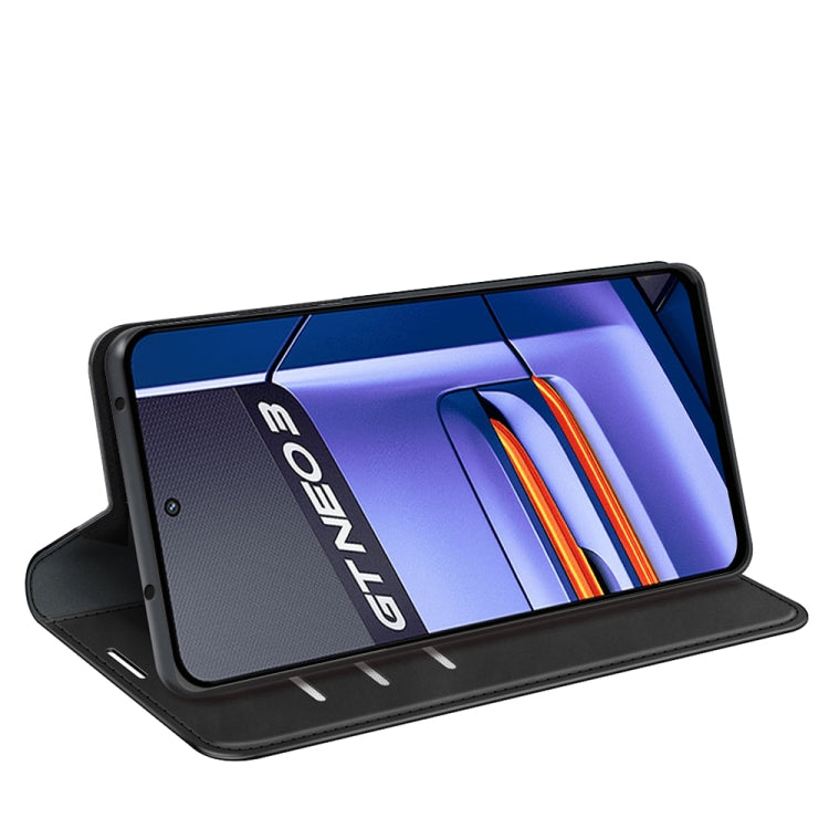 For OPPO Realme GT Neo 3 Retro-skin Magnetic Suction Leather Phone Case