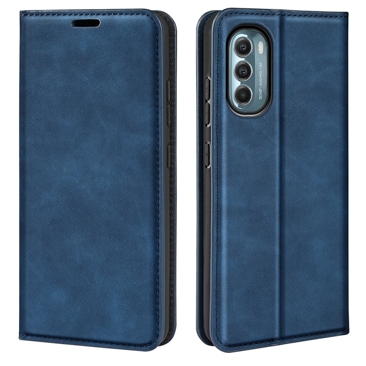 For Motorola Moto G 5G 2022 Retro-skin  Magnetic Suction Leather Phone Case