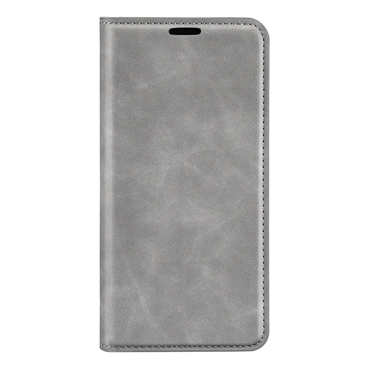 For Nokia X100 Retro-skin Magnetic Suction Leather Phone Case