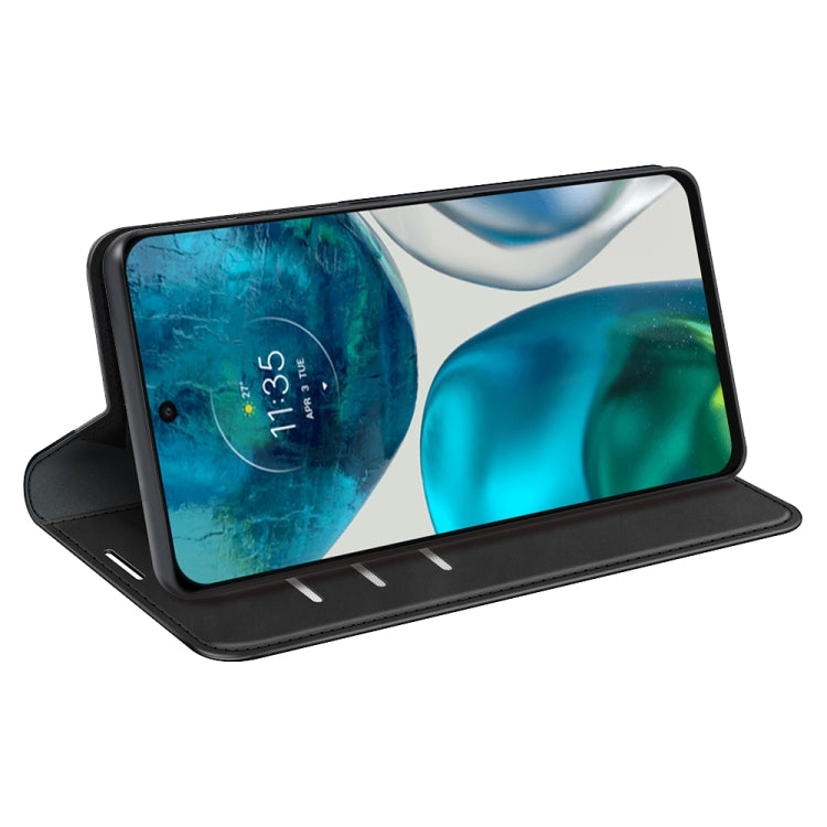 For Motorola Moto G42 Retro-skin Magnetic Suction Leather Phone Case