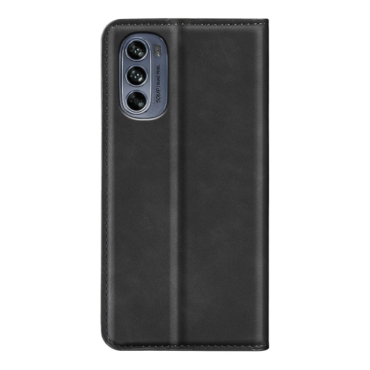 For Motorola G62 5G Retro-skin  Magnetic Suction Leather Phone Case
