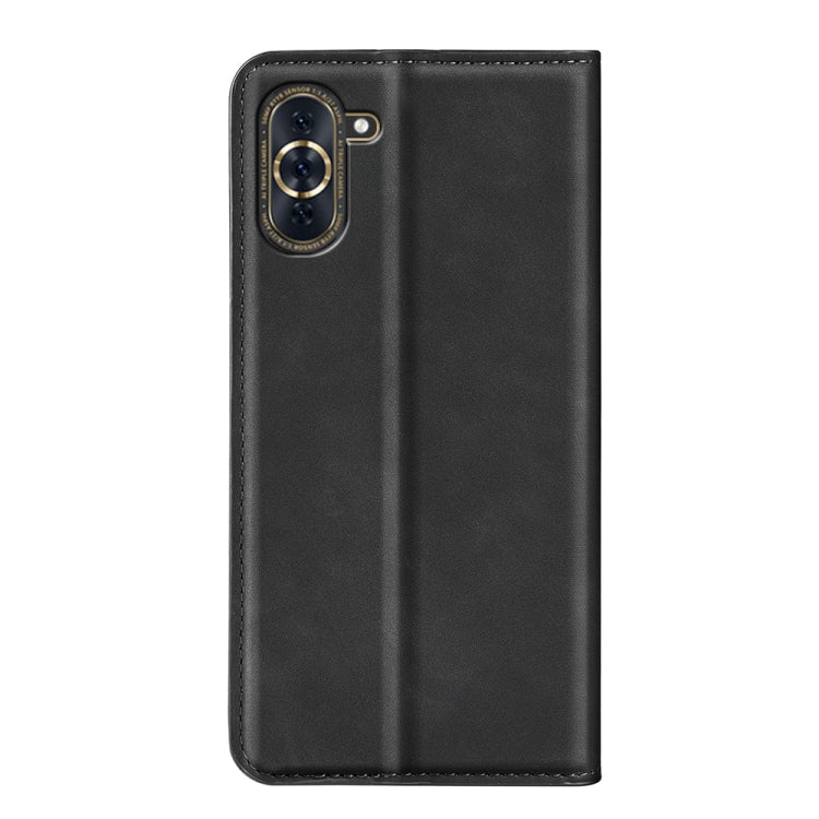 For Huawei Nova 10 Pro Retro-skin  Magnetic Suction Leather Phone Case