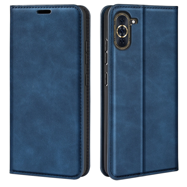 For Huawei Nova 10 Pro Retro-skin  Magnetic Suction Leather Phone Case