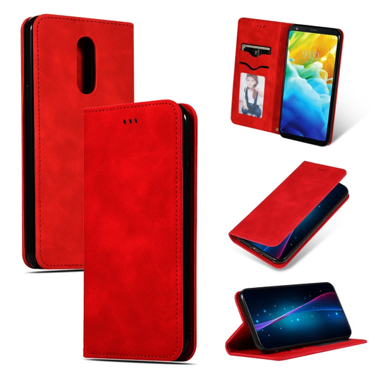 Retro Skin Feel Business Magnetic Horizontal Flip Leather Case for LG Stylo 5