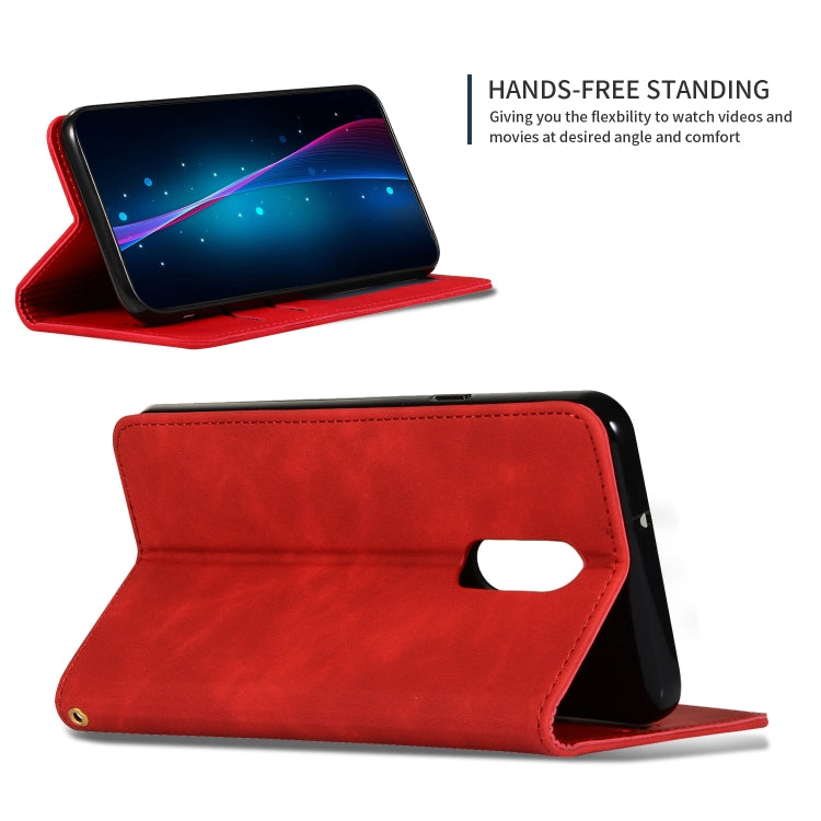Retro Skin Feel Business Magnetic Horizontal Flip Leather Case for LG Stylo 5