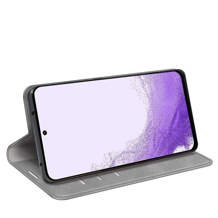 For Samsung Galaxy S23 5G Retro-skin Magnetic Suction Leather Phone Case