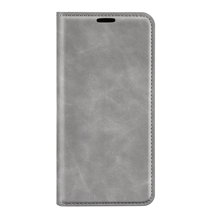 For Samsung Galaxy S23+ 5G Retro-skin Magnetic Suction Leather Phone Case