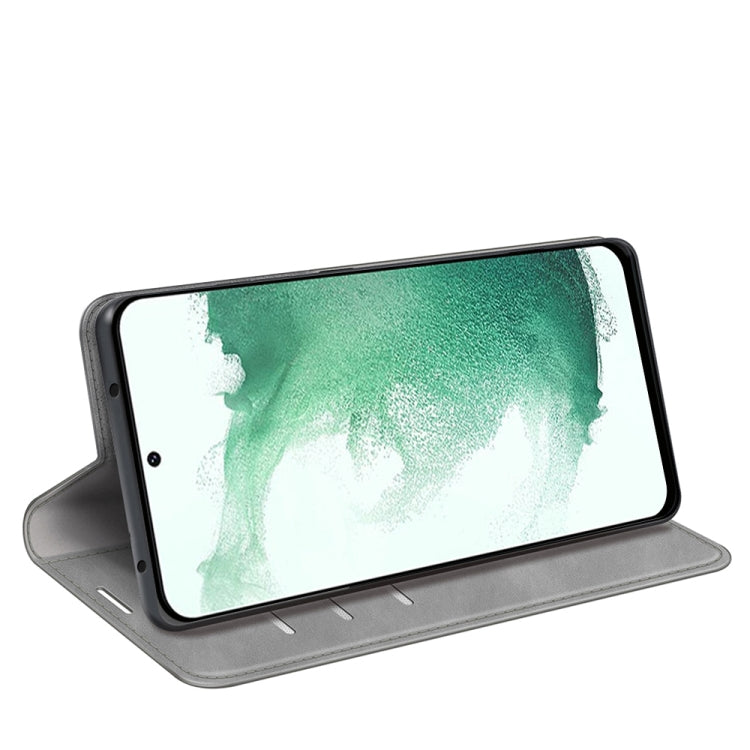 For Samsung Galaxy S23+ 5G Retro-skin Magnetic Suction Leather Phone Case